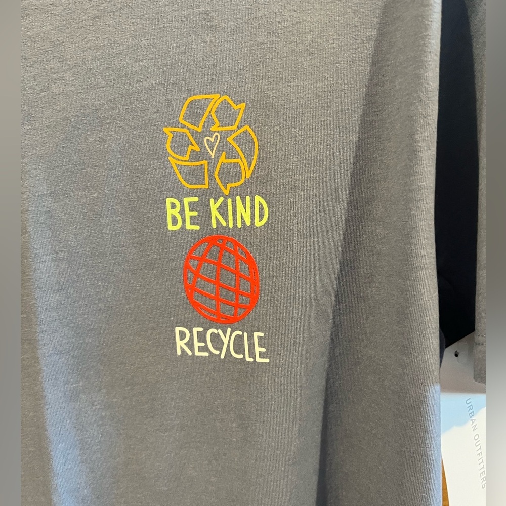 Urban Outfitters RePurpose T-Shirt “Be Kind Recycle” in Blue Size XL NWT
